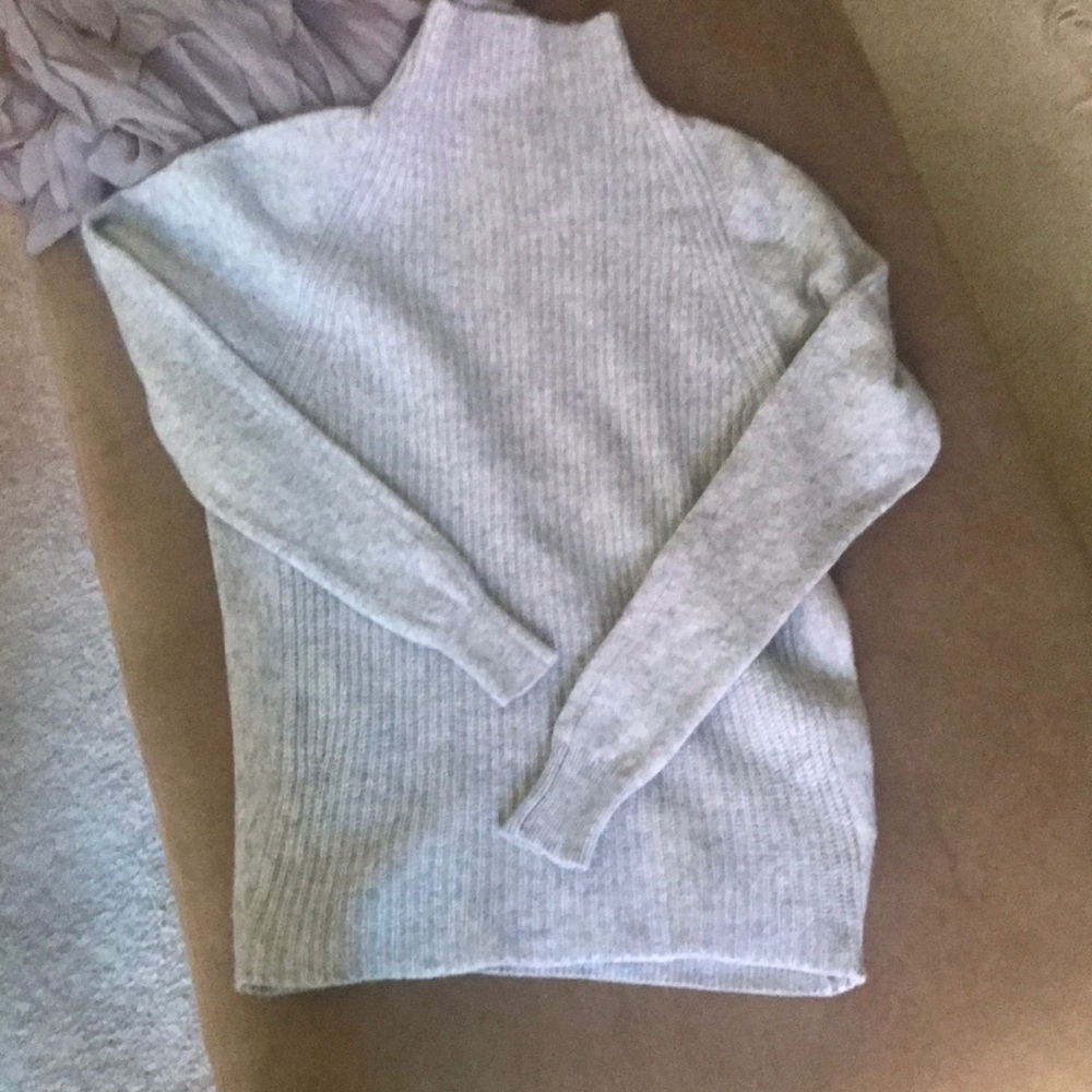 Cashmere sweater.